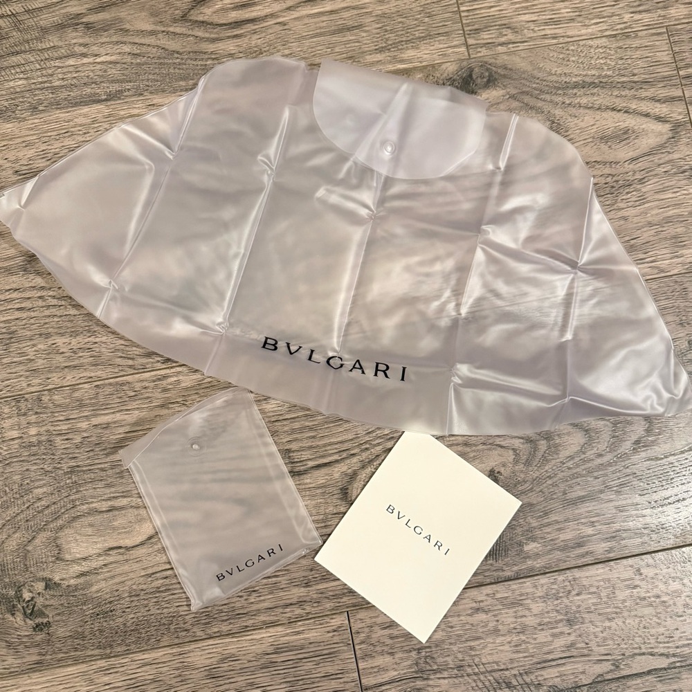 new-Bvlgari Transparent water-resistant Bag Cover raincoat